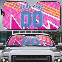 Personalized Barbados Cricket Tridents Auto Sun Shade Graphic Geometric Dynamic Sports Mascot