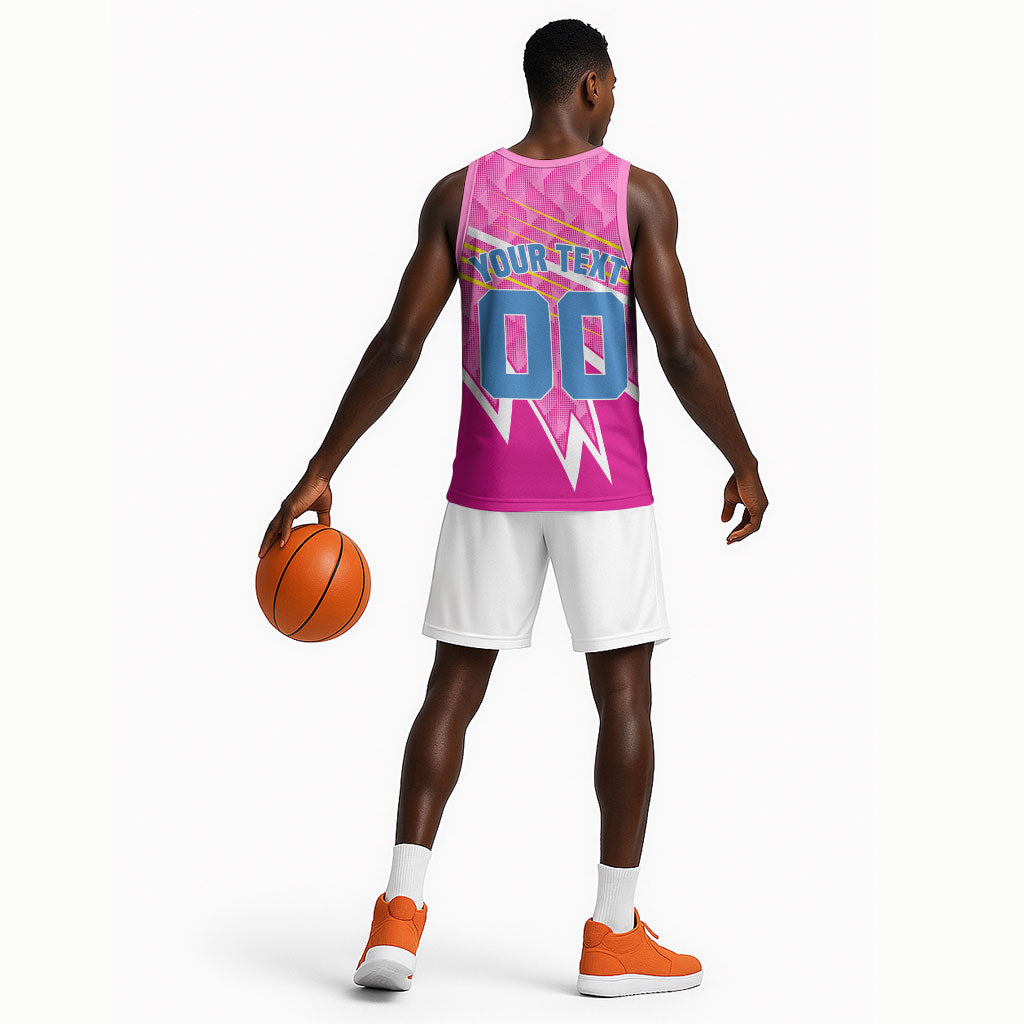 Personalized Barbados Cricket Tridents Basketball Jersey Graphic Geometric Dynamic Sports Mascot