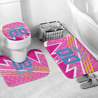 Personalized Barbados Cricket Tridents Bathroom Set Graphic Geometric Dynamic Sports Mascot