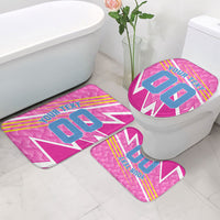 Personalized Barbados Cricket Tridents Bathroom Set Graphic Geometric Dynamic Sports Mascot