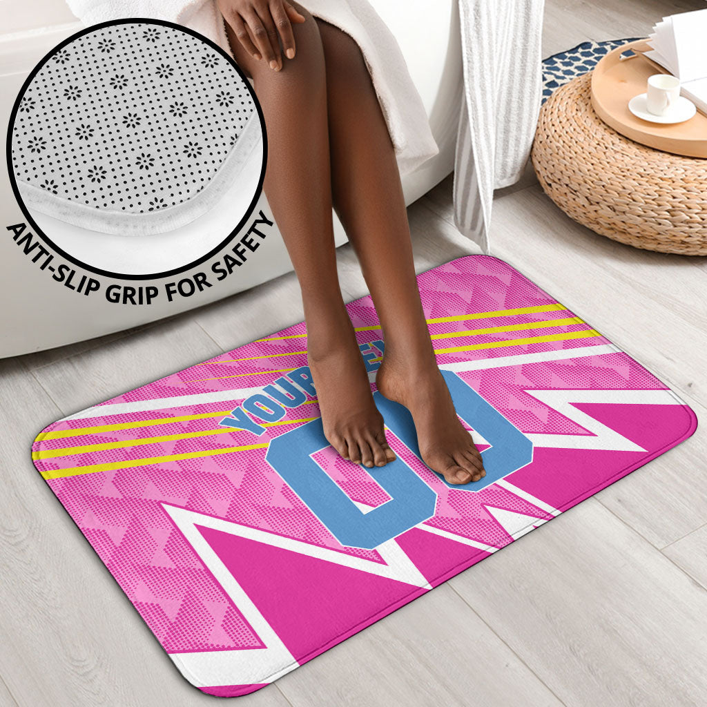 Personalized Barbados Cricket Tridents Bathroom Set Graphic Geometric Dynamic Sports Mascot