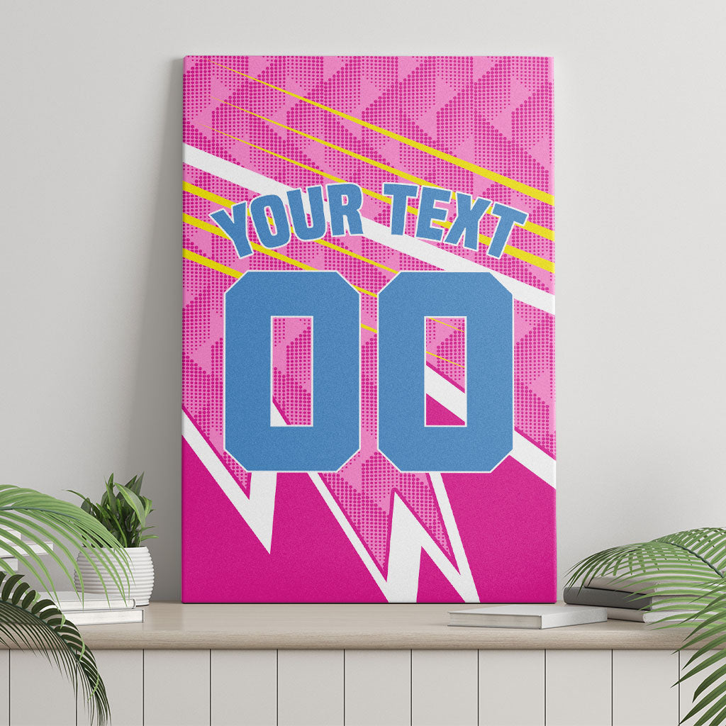 Personalized Barbados Cricket Tridents Canvas Wall Art Graphic Geometric Dynamic Sports Mascot