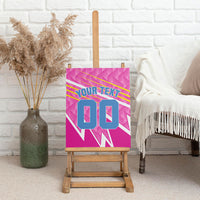 Personalized Barbados Cricket Tridents Canvas Wall Art Graphic Geometric Dynamic Sports Mascot