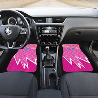 Personalized Barbados Cricket Tridents Car Mats Graphic Geometric Dynamic Sports Mascot