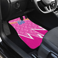 Personalized Barbados Cricket Tridents Car Mats Graphic Geometric Dynamic Sports Mascot