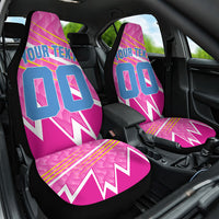 Personalized Barbados Cricket Tridents Car Seat Cover Graphic Geometric Dynamic Sports Mascot