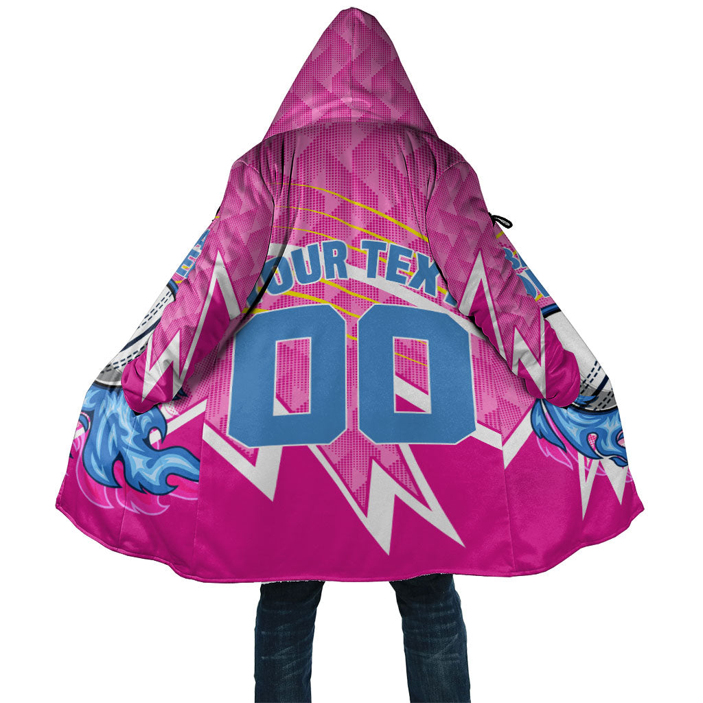 Personalized Barbados Cricket Tridents Cloak Graphic Geometric Dynamic Sports Mascot
