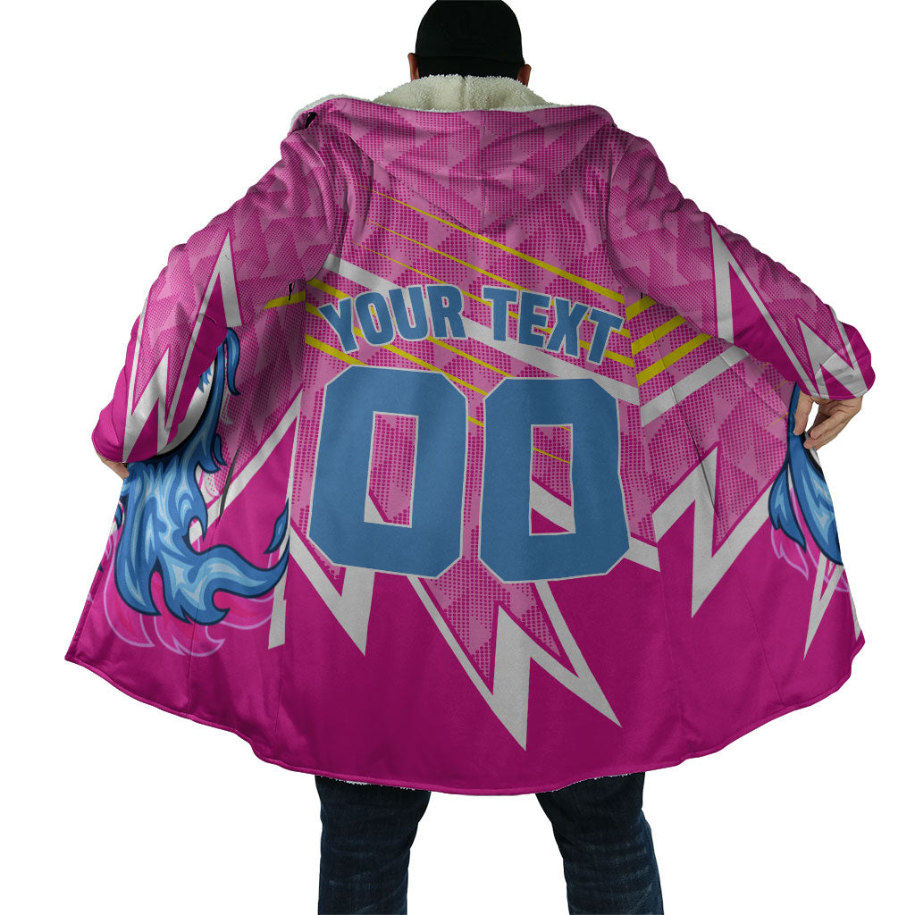 Personalized Barbados Cricket Tridents Cloak Graphic Geometric Dynamic Sports Mascot