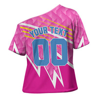 Personalized Barbados Cricket Tridents Cross Shoulder Shirt Graphic Geometric Dynamic Sports Mascot