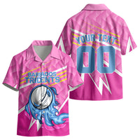 Personalized Barbados Cricket Tridents Kid Hawaiian Shirt Graphic Geometric Dynamic Sports Mascot