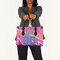 Personalized Barbados Cricket Tridents Leather Bag Graphic Geometric Dynamic Sports Mascot