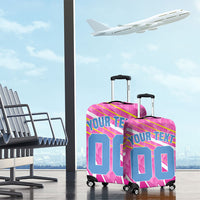Personalized Barbados Cricket Tridents Luggage Cover Graphic Geometric Dynamic Sports Mascot