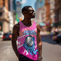 Personalized Barbados Cricket Tridents Men Tank Top Graphic Geometric Dynamic Sports Mascot