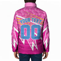 Personalized Barbados Cricket Tridents Padded Jacket Graphic Geometric Dynamic Sports Mascot