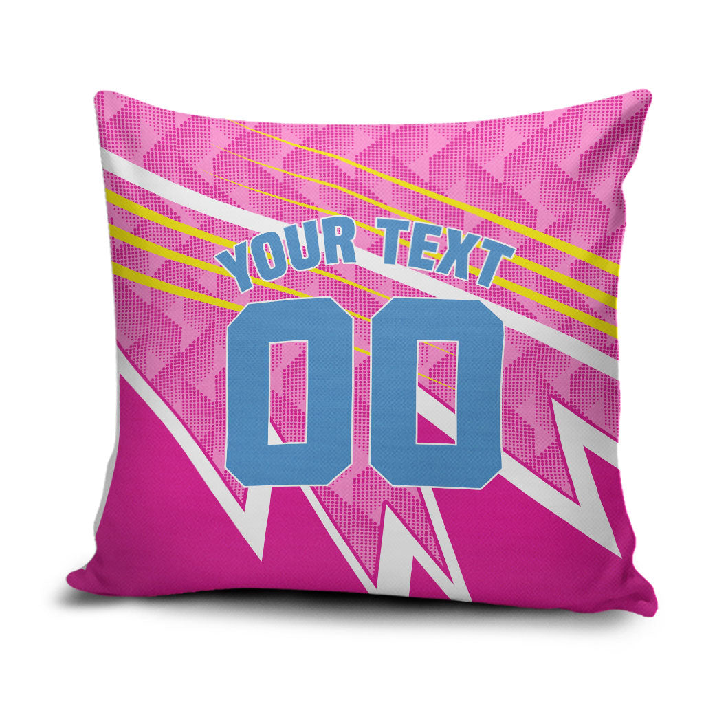 Personalized Barbados Cricket Tridents Pillow Cover Graphic Geometric Dynamic Sports Mascot