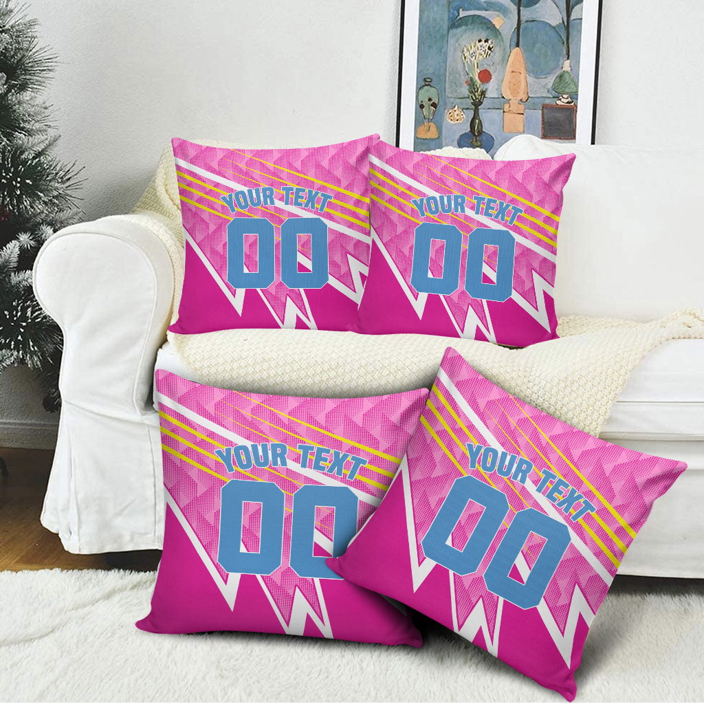Personalized Barbados Cricket Tridents Pillow Cover Graphic Geometric Dynamic Sports Mascot