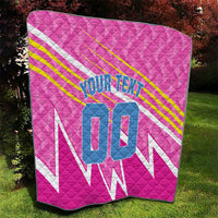 Personalized Barbados Cricket Tridents Quilt Graphic Geometric Dynamic Sports Mascot