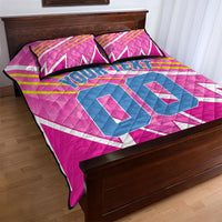 Personalized Barbados Cricket Tridents Quilt Bed Set Graphic Geometric Dynamic Sports Mascot