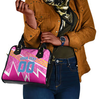 Personalized Barbados Cricket Tridents Shoulder Handbag Graphic Geometric Dynamic Sports Mascot