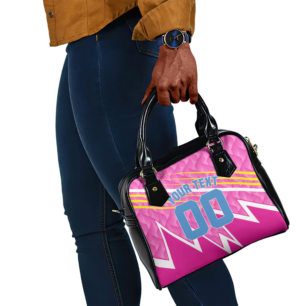 Personalized Barbados Cricket Tridents Shoulder Handbag Graphic Geometric Dynamic Sports Mascot