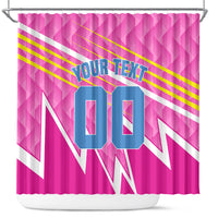Personalized Barbados Cricket Tridents Shower Curtain Graphic Geometric Dynamic Sports Mascot