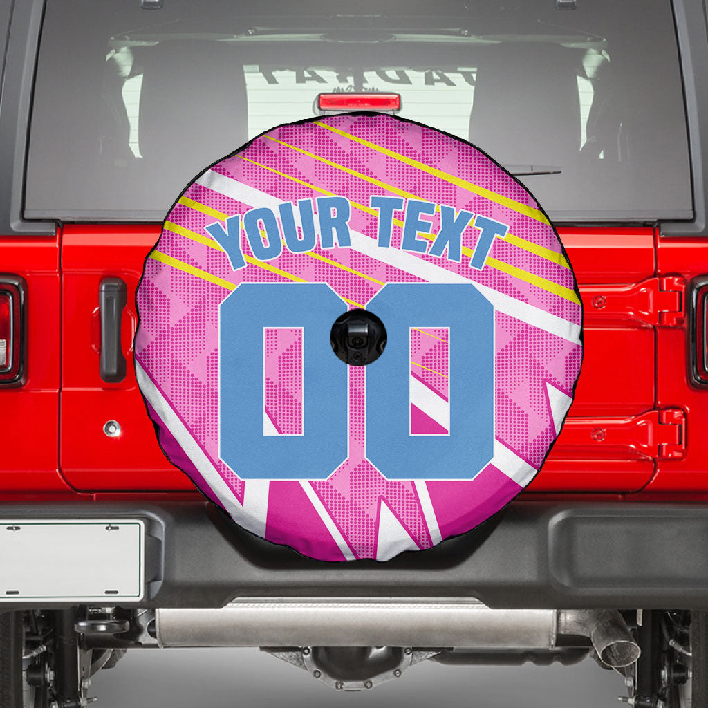 Personalized Barbados Cricket Tridents Spare Tire Cover Graphic Geometric Dynamic Sports Mascot