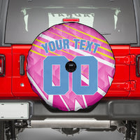 Personalized Barbados Cricket Tridents Spare Tire Cover Graphic Geometric Dynamic Sports Mascot