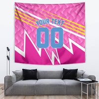 Personalized Barbados Cricket Tridents Tapestry Graphic Geometric Dynamic Sports Mascot