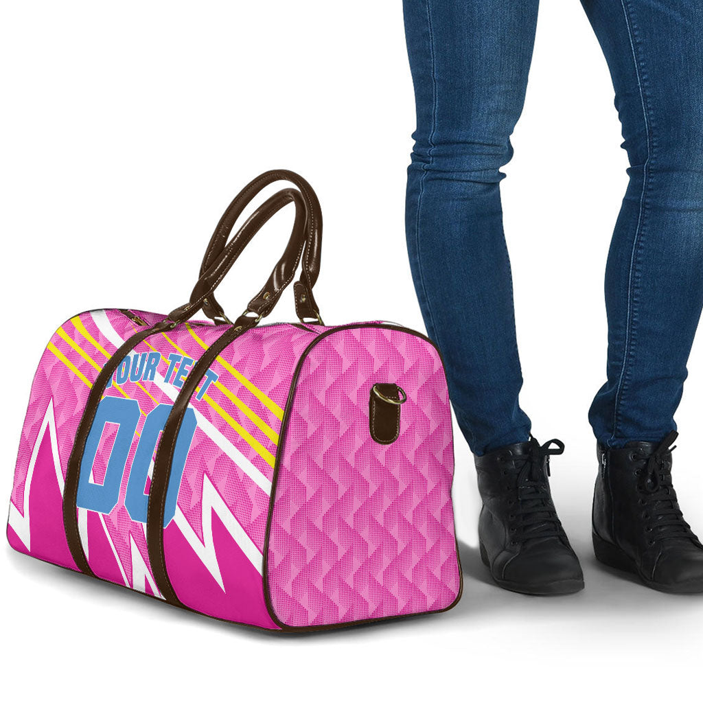 Personalized Barbados Cricket Tridents Travel Bag Graphic Geometric Dynamic Sports Mascot