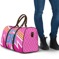 Personalized Barbados Cricket Tridents Travel Bag Graphic Geometric Dynamic Sports Mascot