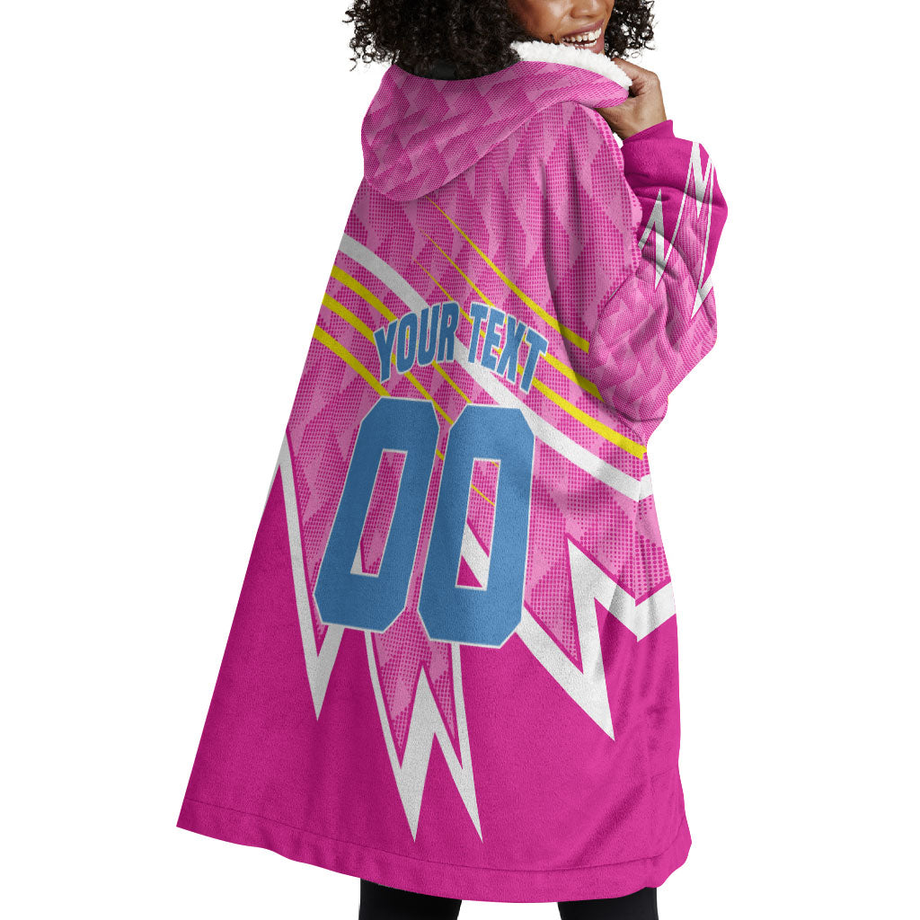 Personalized Barbados Cricket Tridents Wearable Blanket Hoodie Graphic Geometric Dynamic Sports Mascot