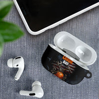 Labor Day AirPods Case Strong Hands Build Nations Patriotic Grunge Tools