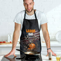 Labor Day Apron Strong Hands Build Nations Patriotic Grunge Tools