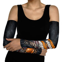Labor Day Arm Sleeves Strong Hands Build Nations Patriotic Grunge Tools
