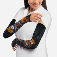 Labor Day Arm Sleeves Strong Hands Build Nations Patriotic Grunge Tools
