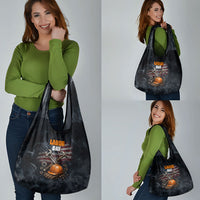 Labor Day Grocery Bag Strong Hands Build Nations Patriotic Grunge Tools