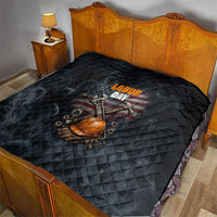 Labor Day Quilt Strong Hands Build Nations Patriotic Grunge Tools