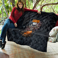 Labor Day Quilt Strong Hands Build Nations Patriotic Grunge Tools