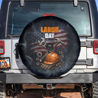 Labor Day Spare Tire Cover Strong Hands Build Nations Patriotic Grunge Tools