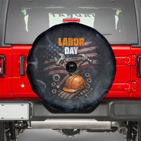 Labor Day Spare Tire Cover Strong Hands Build Nations Patriotic Grunge Tools