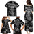 Skull Pattern Family Matching Puletasi Dress and Hawaiian Shirt I'm Never Alone - My Demon Are With Me 24/7 - Wonder Print Shop
