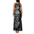 Skull Pattern Family Matching Tank Maxi Dress and Hawaiian Shirt I'm Never Alone - My Demon Are With Me 24/7 - Wonder Print Shop
