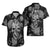 Skull Pattern Hawaiian Shirt I'm Never Alone - My Demon Are With Me 24/7 - Wonder Print Shop