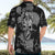 Skull Pattern Hawaiian Shirt I'm Never Alone - My Demon Are With Me 24/7 - Wonder Print Shop