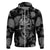 Skull Pattern Hoodie I'm Never Alone - My Demon Are With Me 24/7 - Wonder Print Shop