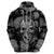 Skull Pattern Hoodie I'm Never Alone - My Demon Are With Me 24/7 - Wonder Print Shop