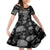 Skull Pattern Kid Short Sleeve Dress I'm Never Alone - My Demon Are With Me 24/7 - Wonder Print Shop