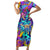 High Feel Skull Family Matching Short Sleeve Bodycon Dress and Hawaiian Shirt What Is Heaven - Wonder Print Shop