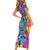 High Feel Skull Family Matching Short Sleeve Bodycon Dress and Hawaiian Shirt What Is Heaven - Wonder Print Shop