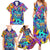 High Feel Skull Family Matching Summer Maxi Dress and Hawaiian Shirt What Is Heaven - Wonder Print Shop